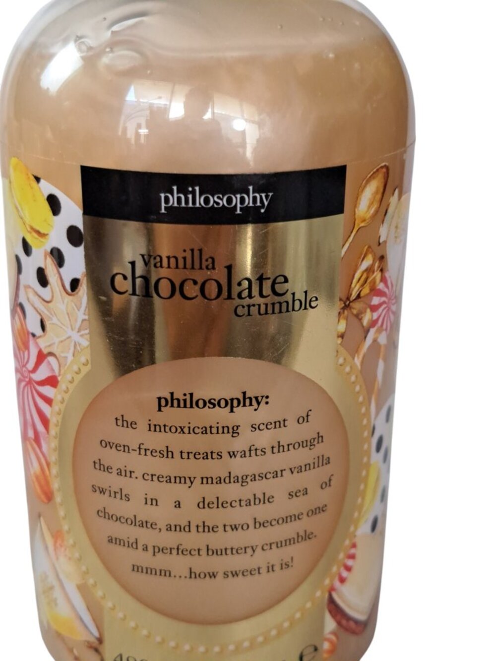 Philosophy Vanilla Chocolate Crumble 3-in-1 Shampoo, Shower Gel & Bubble Bath - Picture 5 of 11